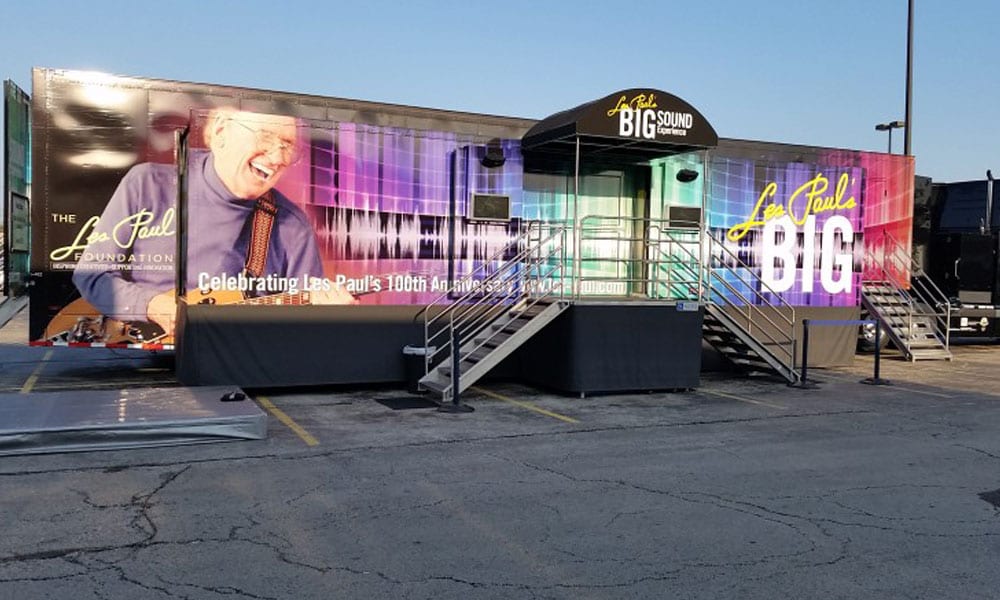 A Mobile experiential marketing campaign by Les Paul