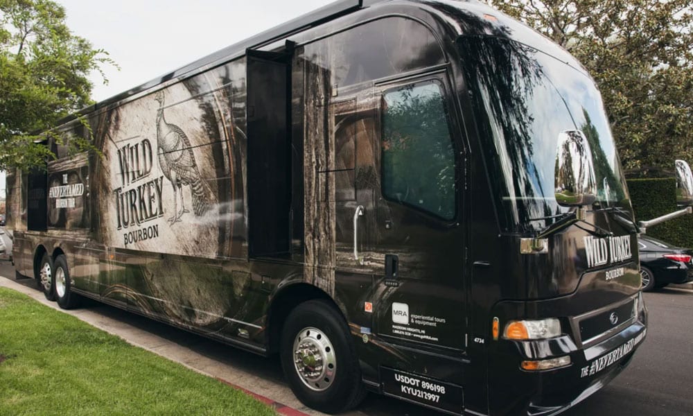 A Mobile experiential marketing campaign created by MRA for Wild Turkey Bourbon