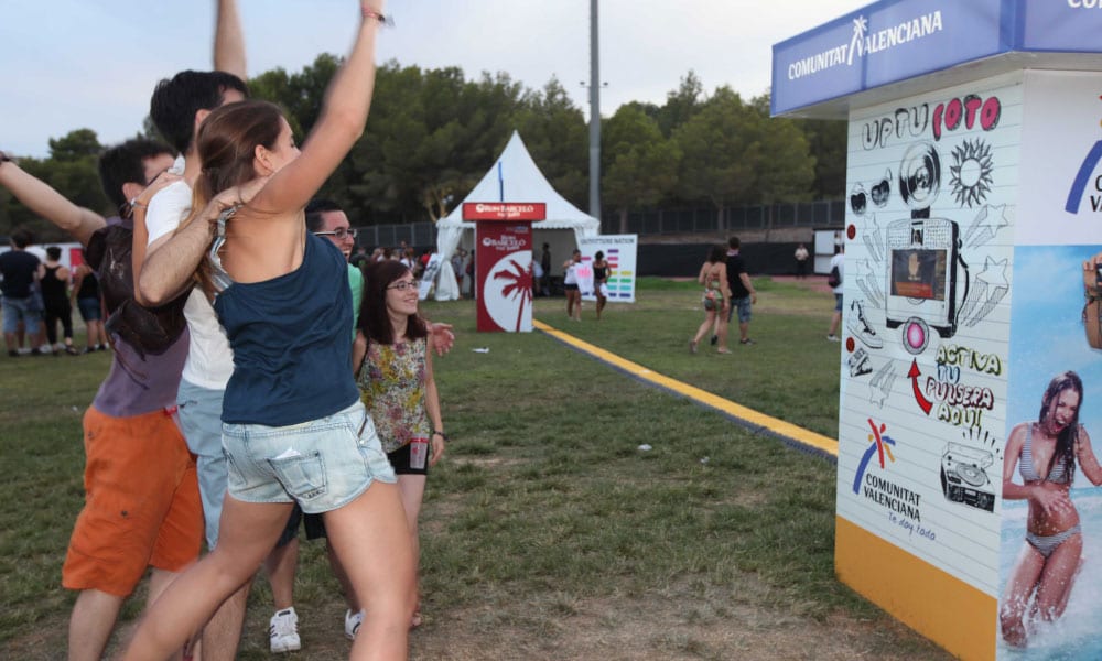 Photobooth brand activation at sporting events